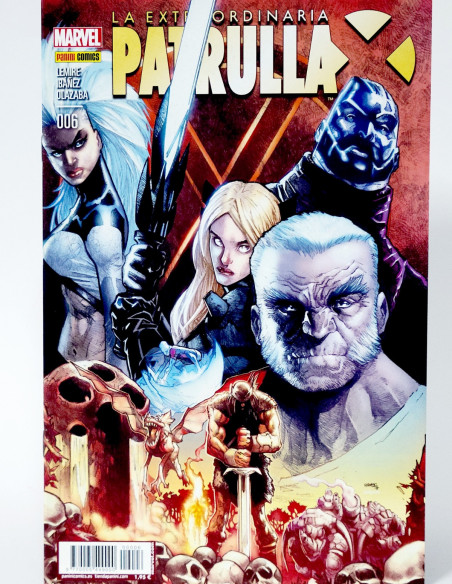 CÓMIC LA EXTRAORDINARIA PATRULLA-X 6 PANINI MARVEL GRAPA DE KIOSCO