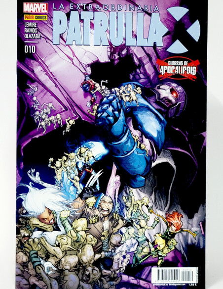 CÓMIC LA EXTRAORDINARIA PATRULLA-X 10 PANINI MARVEL GRAPA DE KIOSCO