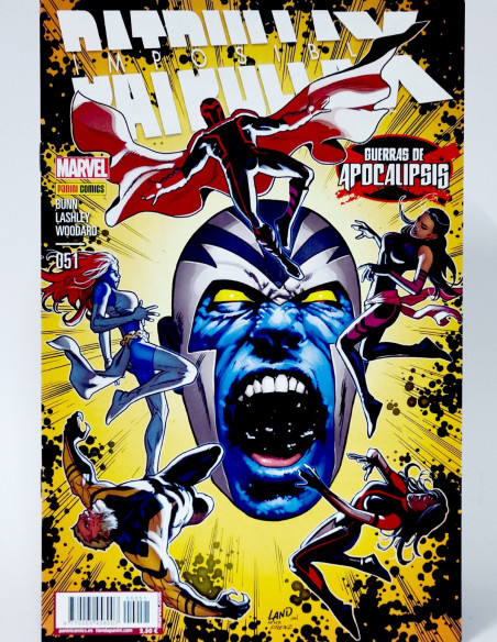 CÓMIC LA IMPOSIBLE PATRULLA-X 51 PANINI MARVEL GRAPA DE KIOSCO