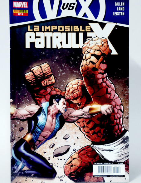 CÓMIC LA IMPOSIBLE PATRULLA-X 6 PANINI MARVEL GRAPA DE KIOSCO
