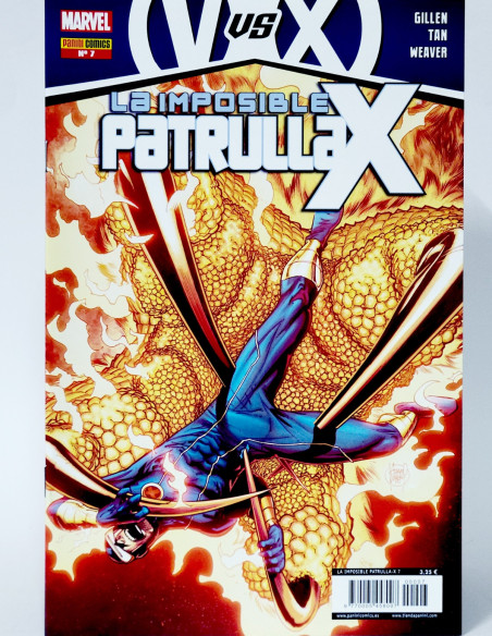 CÓMIC LA IMPOSIBLE PATRULLA-X 7 PANINI MARVEL GRAPA DE KIOSCO