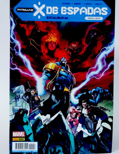 CÓMIC PATRULLA-X EXCALIBUR 9 X DE ESPADAS PANINI MARVEL...