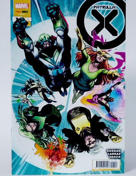 CÓMIC PATRULLA-X 126 PANINI MARVEL 7 GRAPA DE KIOSCO