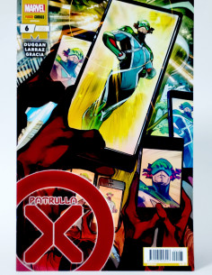 CÓMIC PATRULLA-X 123 PANINI MARVEL 6 GRAPA DE KIOSCO