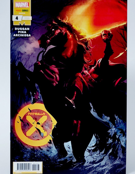 CÓMIC PATRULLA-X 123 PANINI MARVEL 4 GRAPA DE KIOSCO