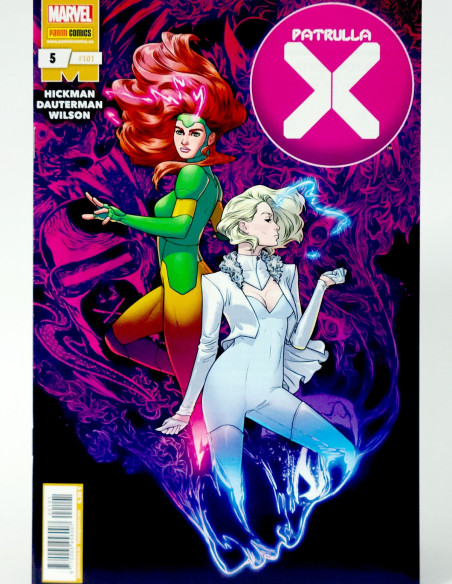 CÓMIC PATRULLA-X 101 PANINI MARVEL 5 GRAPA DE KIOSCO
