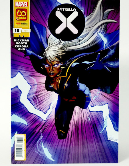 CÓMIC PATRULLA-X 114 PANINI MARVEL 18 GRAPA DE KIOSCO