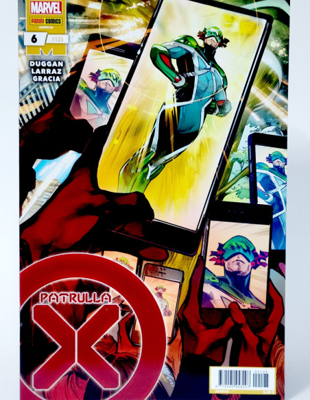CÓMIC PATRULLA-X 125 PANINI MARVEL 6 GRAPA DE KIOSCO