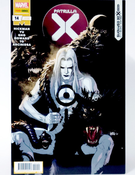 CÓMIC PATRULLA-X 110 X DE ESPADAS PANINI MARVEL 14 GRAPA DE KIOSCO