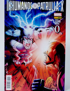 CÓMIC INHUMANOS VS PATRULLA-X 0 PANINI MARVEL GRAPA DE...