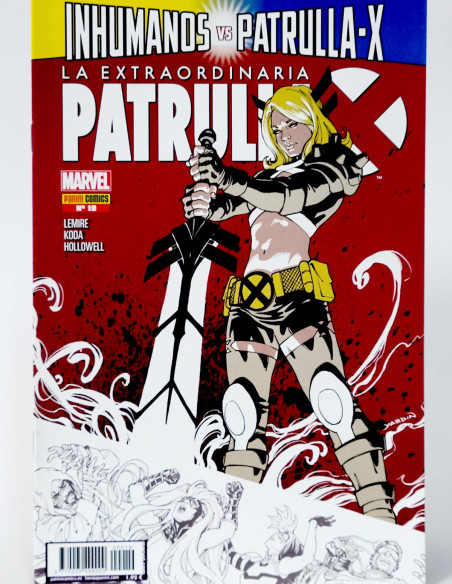 CÓMIC LA EXTRAORDINARIA PATRULLA-X 19 INHUMANOS VS PATRULLA-X PANINI MARVEL GRAPA DE KIOSCO