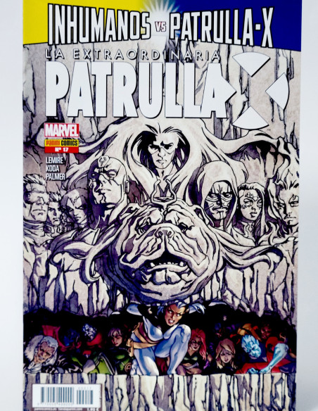CÓMIC LA EXTRAORDINARIA PATRULLA-X 17 INHUMANOS VS PATRULLA-X PANINI MARVEL GRAPA DE KIOSCO
