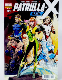 CÓMIC PATRULLA -X AZUL 52 PANINI MARVEL GRAPA DE KIOSCO