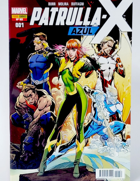 CÓMIC PATRULLA -X AZUL 52 PANINI MARVEL GRAPA DE KIOSCO