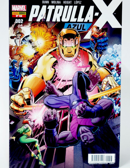 CÓMIC PATRULLA -X AZUL 53 PANINI MARVEL GRAPA DE KIOSCO
