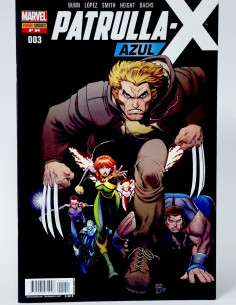 CÓMIC PATRULLA -X AZUL 54 PANINI MARVEL GRAPA DE KIOSCO