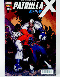 CÓMIC PATRULLA -X AZUL 57 PANINI MARVEL GRAPA DE KIOSCO