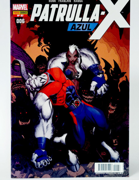 CÓMIC PATRULLA -X AZUL 57 PANINI MARVEL GRAPA DE KIOSCO