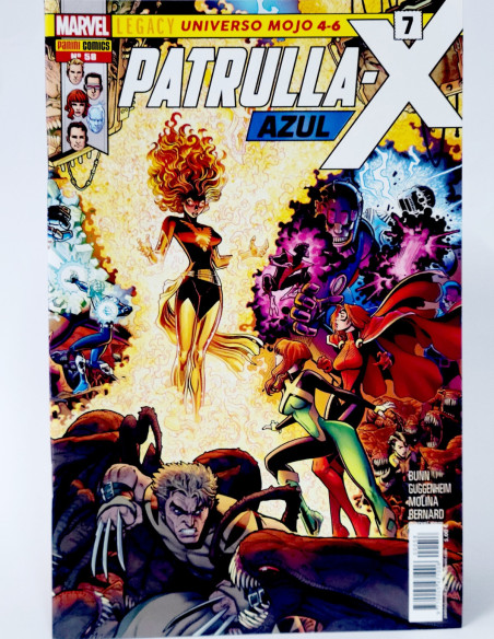 CÓMIC PATRULLA -X AZUL 58 PANINI MARVEL GRAPA DE KIOSCO