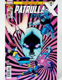 CÓMIC PATRULLA -X AZUL 59 PANINI MARVEL GRAPA DE KIOSCO