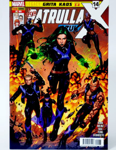 CÓMIC PATRULLA -X AZUL 65 PANINI MARVEL GRAPA DE KIOSCO