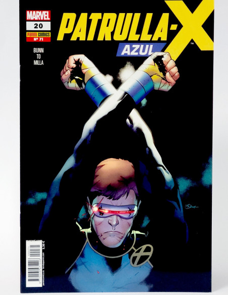 CÓMIC PATRULLA -X AZUL 71 PANINI MARVEL GRAPA DE KIOSCO