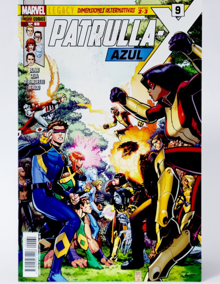 CÓMIC PATRULLA -X AZUL 60 PANINI MARVEL GRAPA DE KIOSCO
