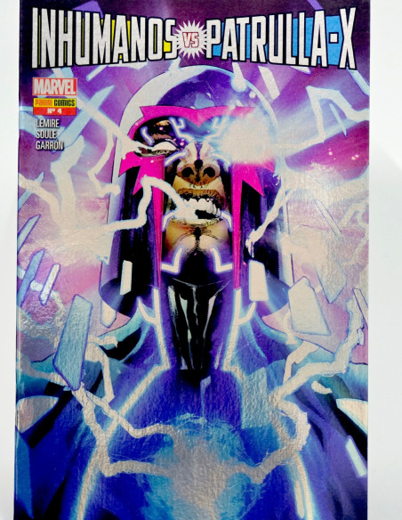 CÓMIC INHUMANOS VS PATRULLA-X 4 PANINI MARVEL GRAPA DE KIOSCO