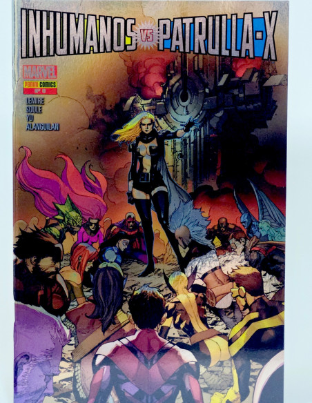 CÓMIC INHUMANOS VS PATRULLA-X 6 PANINI MARVEL GRAPA DE KIOSCO