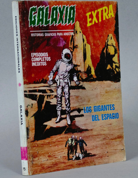 CÓMIC GALAXIA 5 LOS GIGANTES DEL ESPACIO VERTICE FLEETWAY VOLUMEN TACO BUEN ESTADO