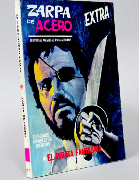 CÓMIC ZARPA DE ACERO 22 EL PIRATA FANTASMA VERTICE TACO FLEETWAY MUY BUEN ESTADO