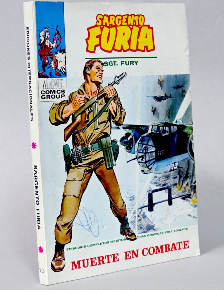 CÓMIC SARGENTO FURIA 13 MUERTE EN COMBATE VOL.1 VERTICE TACO MARVEL VOLUMEN CASI EXCELENTE ESTADO