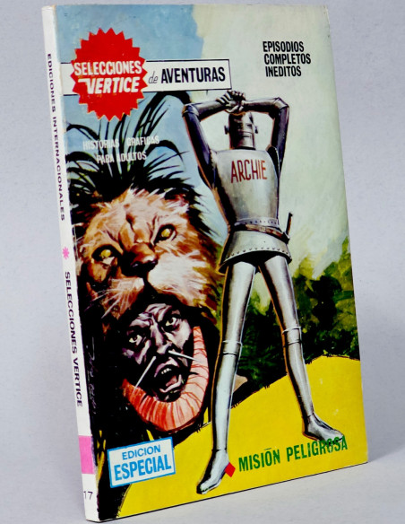 CÓMIC SELECCIONES VERTICE 17 MISIÓN PELIGROSA ARCHIE TACO FLEETWAY EXCELENTE ESTADO