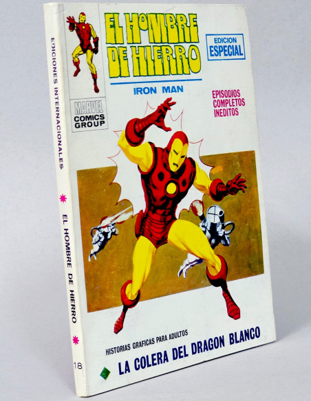 CÓMIC EL HOMBRE DE HIERRO 18 LA CÓLERA DEL DRAGÓN VOL.1 VERTICE TACO MARVEL VOLUMEN EXCELENTE ESTADO