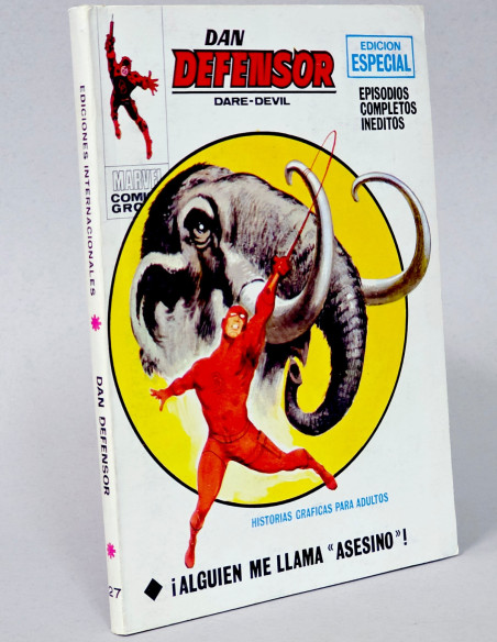 CÓMIC DAN DEFENSOR 27 ALGUIEN ME LLAMA ASESINO VOL.1 VERTICE TACO MARVEL VOLUMEN EXCELENTE ESTADO