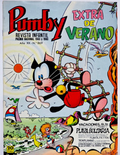CÓMIC PUMBY 869 EXTRA VERANO 1974 EDITORIAL VALENCIANA...