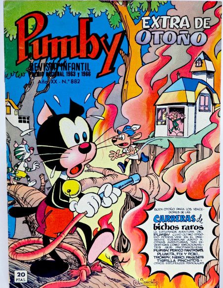 CÓMIC PUMBY 882 EXTRA OTOÑO 1974 EDITORIAL VALENCIANA MUY BUEN ESTADO