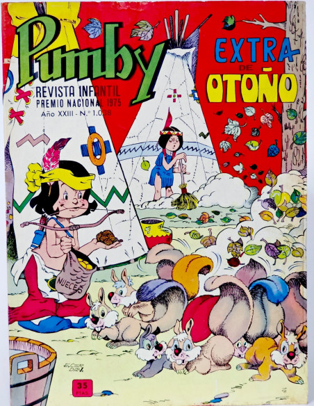 CÓMIC PUMBY 1038 EXTRA OTOÑO 1977 EDITORIAL VALENCIANA MUY BUEN ESTADO
