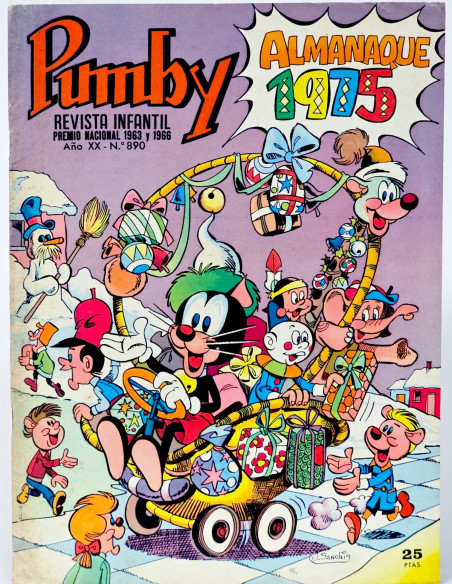 CÓMIC PUMBY ALMANAQUE EN 1975 EDITORIAL VALENCIANA NORMAL/BUEN ESTADO