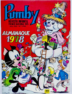 CÓMIC PUMBY 1046 ALMANAQUE 1978 EDITORIAL VALENCIANA...