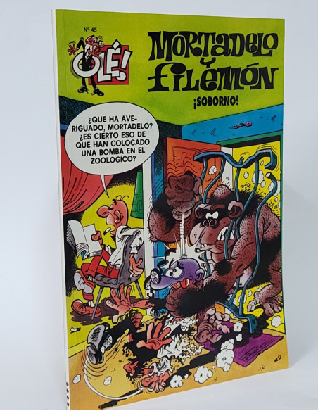 CÓMICS MORTADELO Y FILEMÓN 45 SOBORNO OLÉ 5 QUINTA EDICIÓN EDICIONES B DE KIOSCO