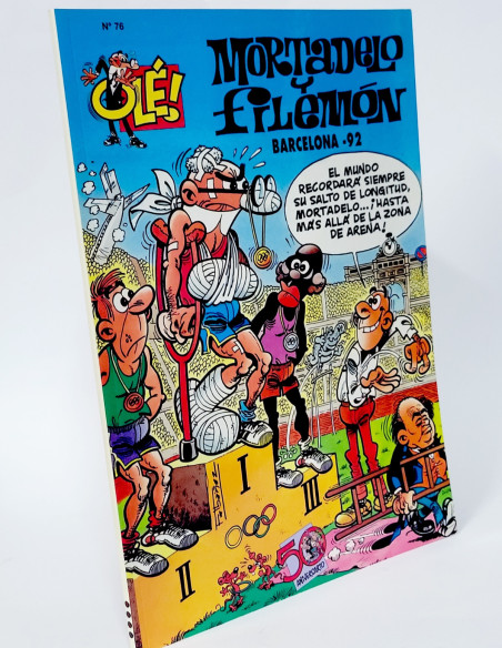 CÓMICS MORTADELO Y FILEMÓN 76 BARCELONA 92 OLÉ 5 QUINTA EDICIÓN EDICIONES B DE KIOSCO