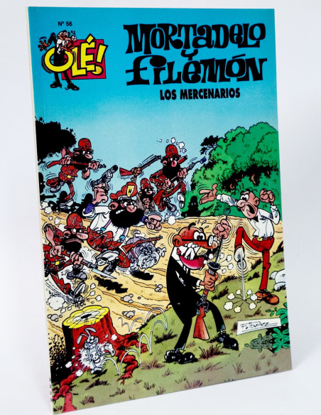 CÓMICS MORTADELO Y FILEMÓN 56 LOS MERCENARIOS OLÉ 5 QUINTA EDICIÓN EDICIONES B DE KIOSCO
