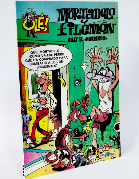 CÓMICS MORTADELO Y FILEMÓN 37 BILLY EL HORRENDO OLÉ 5 QUINTA EDICIÓN EDICIONES B DE KIOSCO