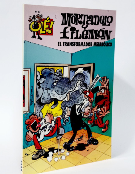 CÓMICS MORTADELO Y FILEMÓN 57 TRANSFORMADOR METABÓLICO OLÉ 5 QUINTA EDICIÓN EDICIONES B EXCELENTE