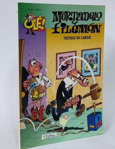CÓMICS MORTADELO Y FILEMÓN 24 TESTIGO DE CARGO OLÉ 5...