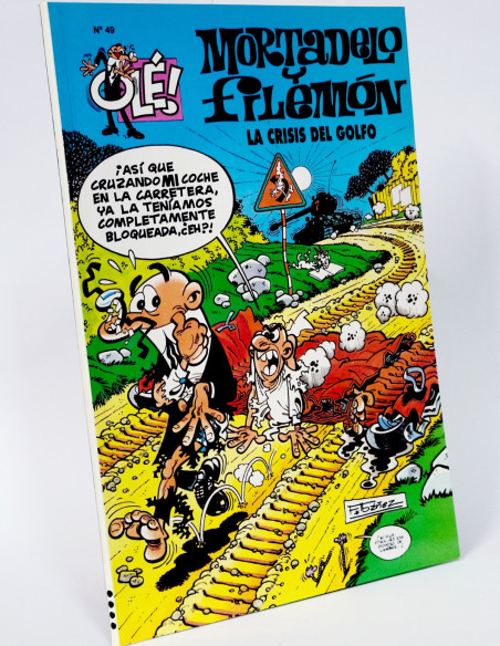 CÓMICS MORTADELO Y FILEMÓN 49 LA CRISIS DEL GOLFO OLÉ 5 QUINTA EDICIÓN EDICIONES B DE KIOSCO