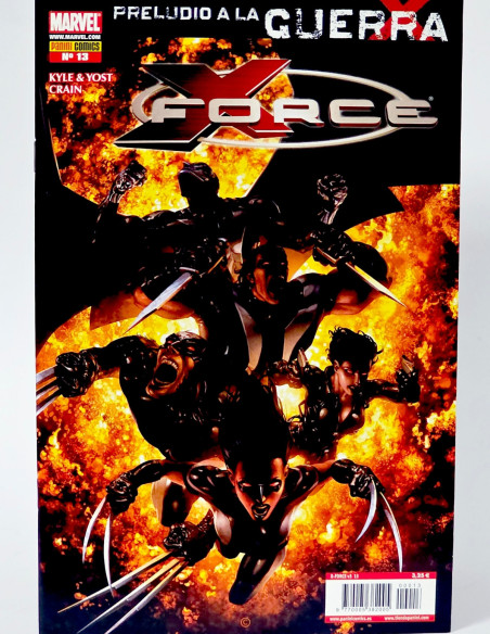 CÓMIC X-FORCE 13 PRELUDIO GUERRA PANINI VOL.3 MARVEL VOLUMEN GRAPA DE KIOSCO