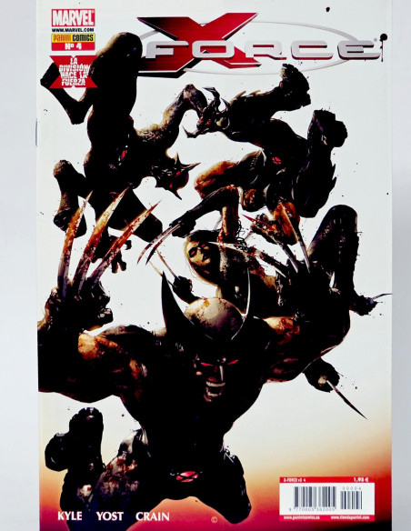 CÓMIC X-FORCE 4 PANINI VOL.3 MARVEL VOLUMEN GRAPA DE KIOSCO