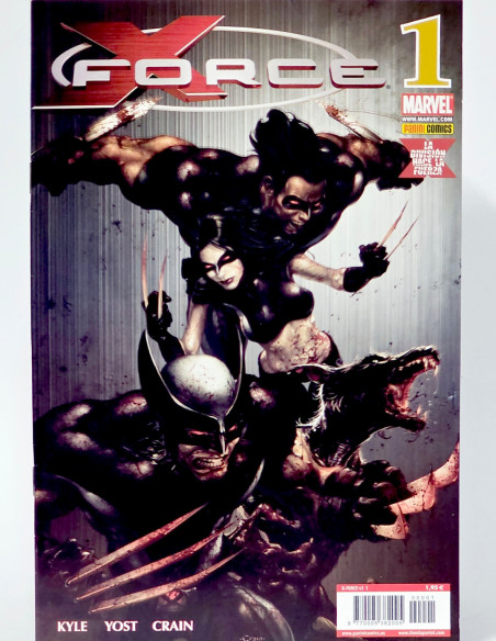 CÓMIC X-FORCE 1 PANINI VOL.3 MARVEL VOLUMEN GRAPA DE KIOSCO